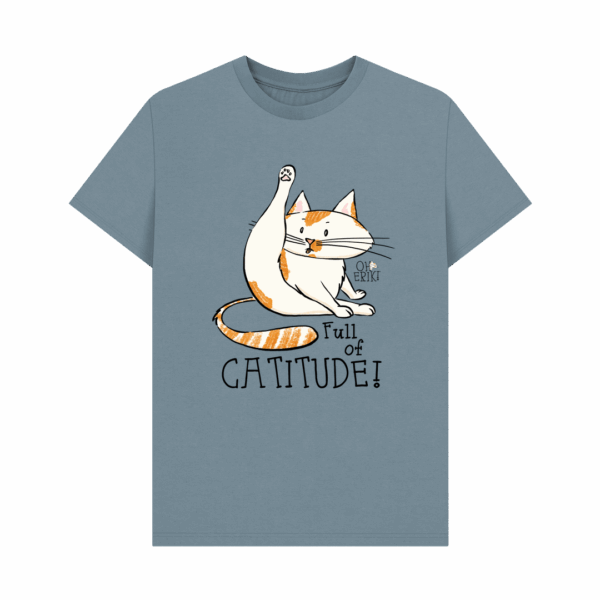 Oh Erik - Full of Catitude - Mens Organic Cotton T-shirt