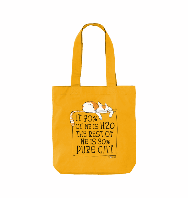 Oh Erik – H20 – Organic Cat Tote Bag