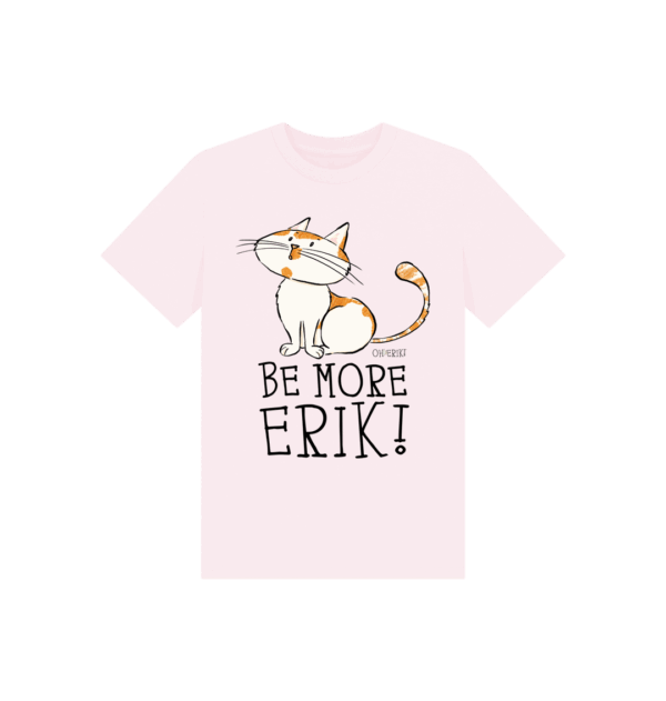 Oh Erik - Be More Erik - Kids Organic Cotton Cat T-Shirt - Image 2