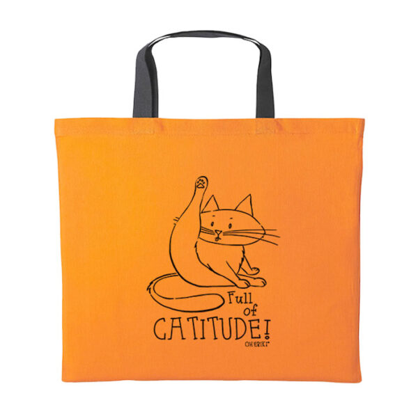 Cat Tote Bag – Full of Catitude - Short Handle