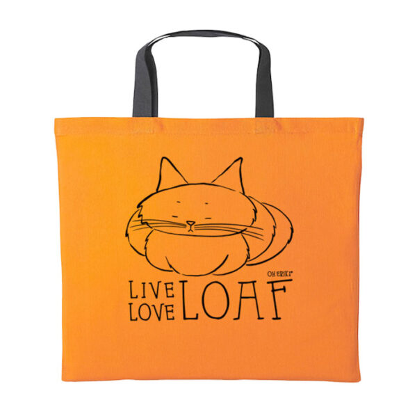 Cat Tote Bag – Live Love Loaf - Short Handle