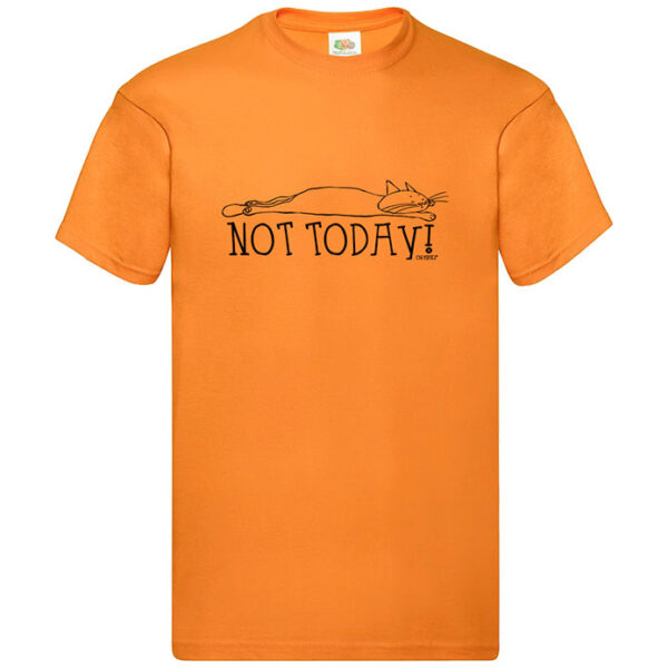 Cat T-Shirt - Not Today - Mens Cotton