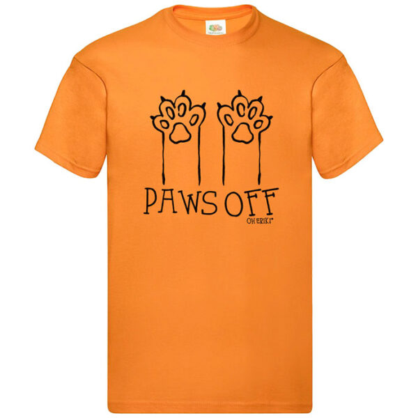 Cat T-Shirt - Paws Off - Mens Cotton