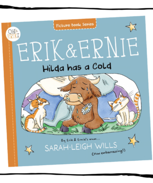 Erik and Ernie Hilda’s Cold paperback storybook