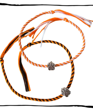 Cat braided friendship bracelet