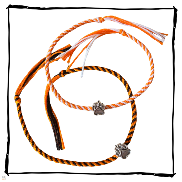 Cat braided friendship bracelet