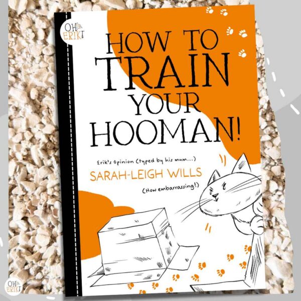 How To Train Your Hooman cat lover book, front cover