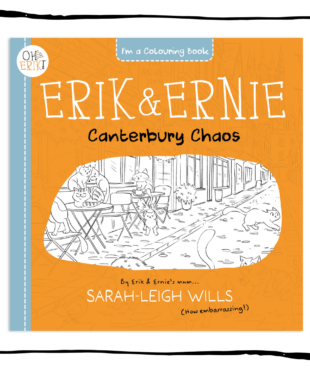 Oh Erik Cats of Canterbury Colouring Book