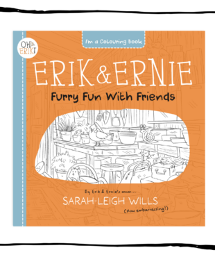 Erik and Ernie Furry Friends Colouring Fun Book