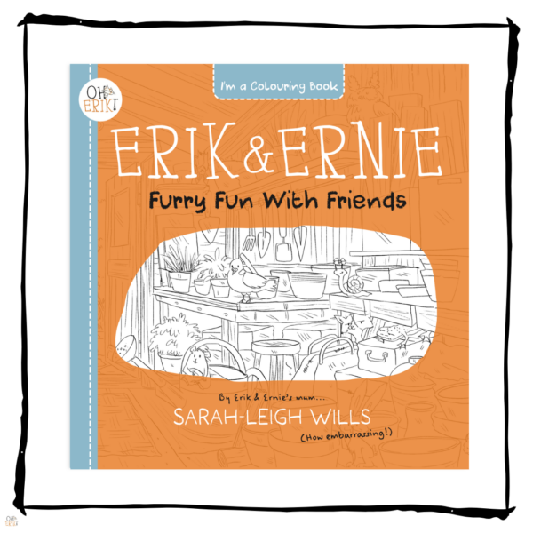 Erik and Ernie - Furry friends Colouring Fun Book