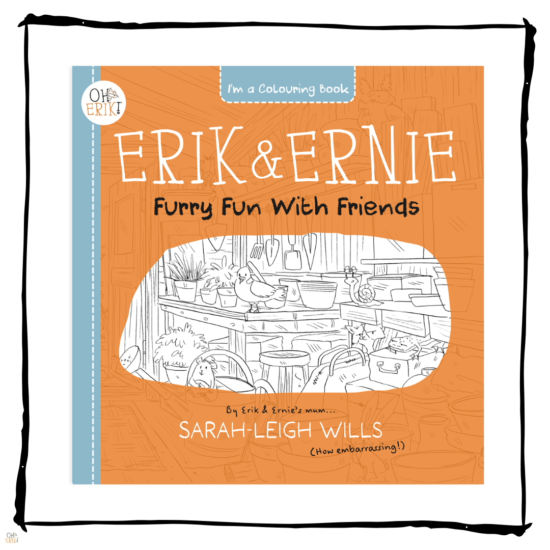 Erik and Ernie Furry Friends Colouring Fun Book