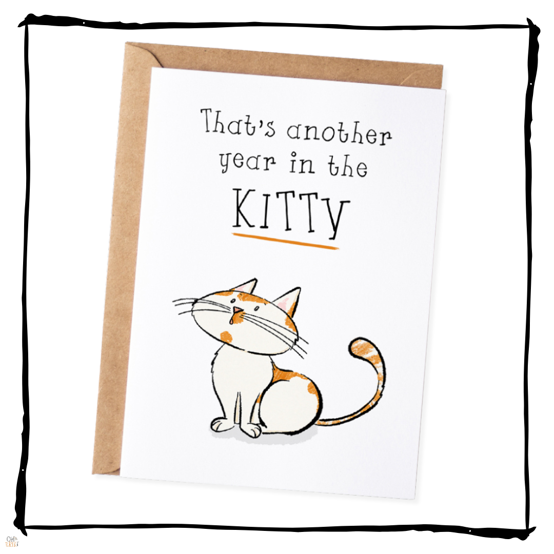 That's another year in the kitty Cat Card