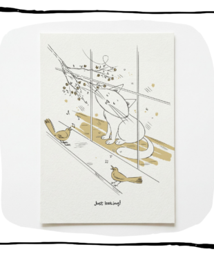 cat art print