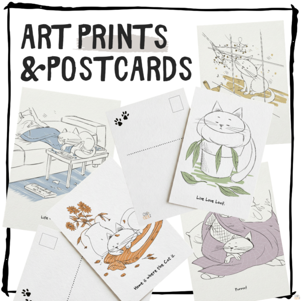 Cat Art Prints