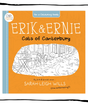 Oh Erik Cats of Canterbury Colouring Book