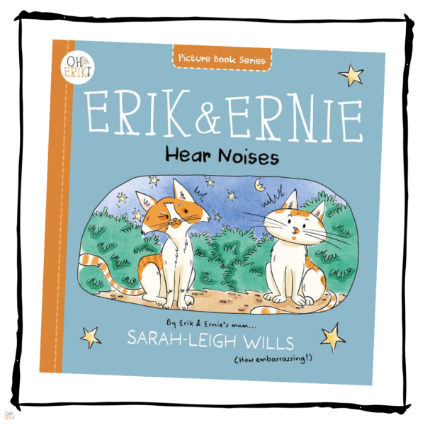 Erik and Ernie Hear Noises paperback bedtime storybook